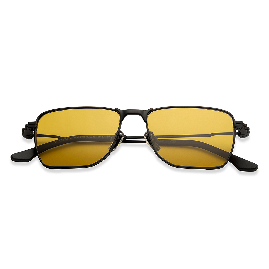 Lenskart STUDIO Black Full Rim Geometric right side