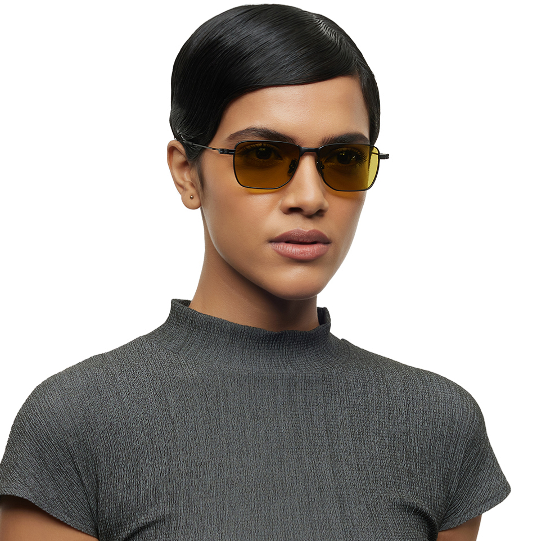 Lenskart STUDIO Black Full Rim Geometric right side