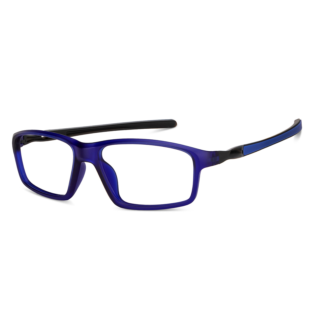 Lenskart Air Online Sky Blue Full Rim Rectangle right side
