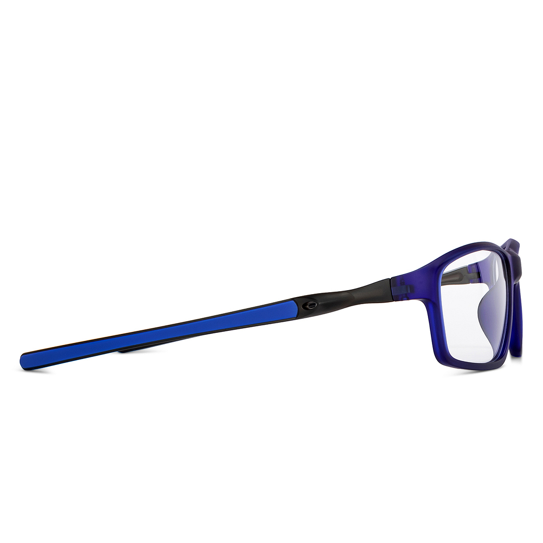 Lenskart Air Online Sky Blue Full Rim Rectangle left side