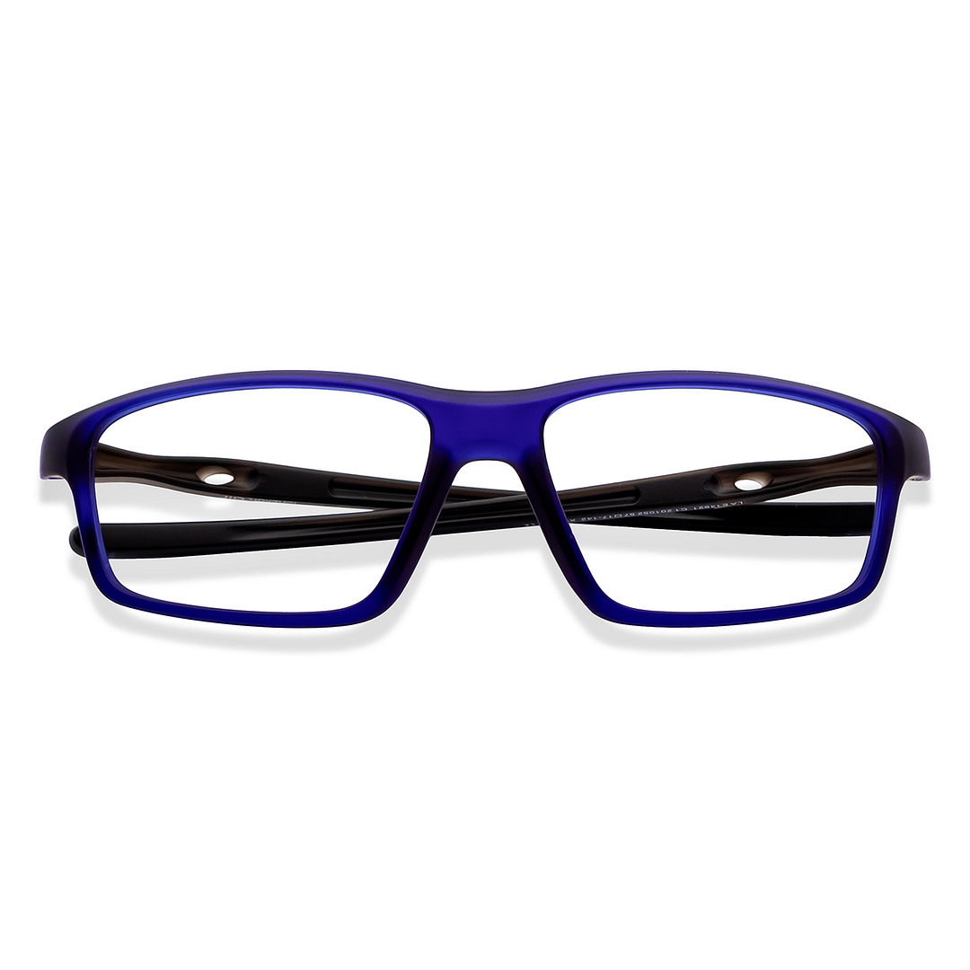 Lenskart Air Online Sky Blue Full Rim Rectangle left side