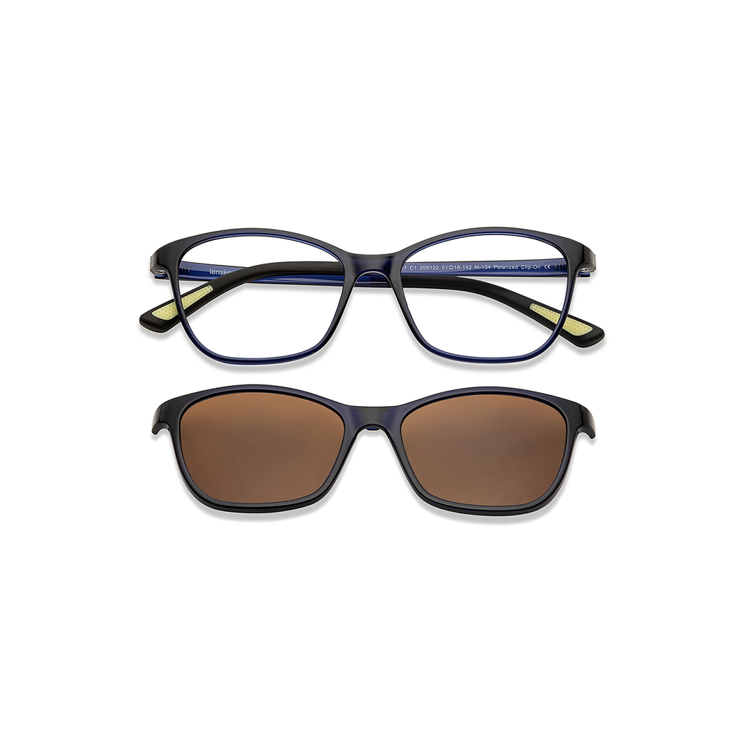 Lenskart Air Online Navy Blue Full Rim Square left side