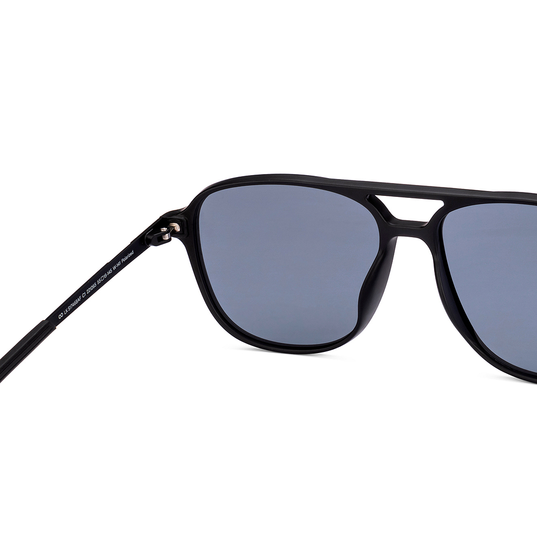Lenskart Black Full Rim Aviator left side