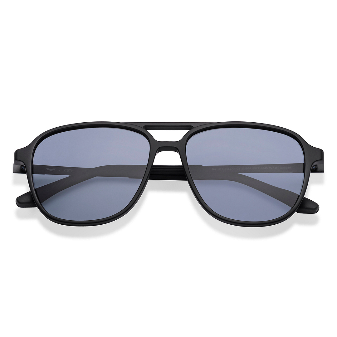 Lenskart Black Full Rim Aviator right side