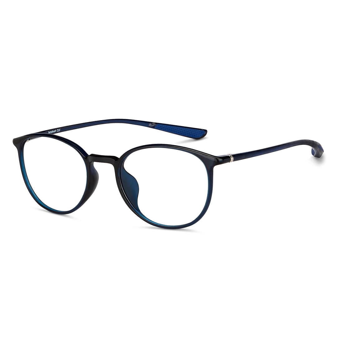 Lenskart Air Online Black Full Rim Round left side