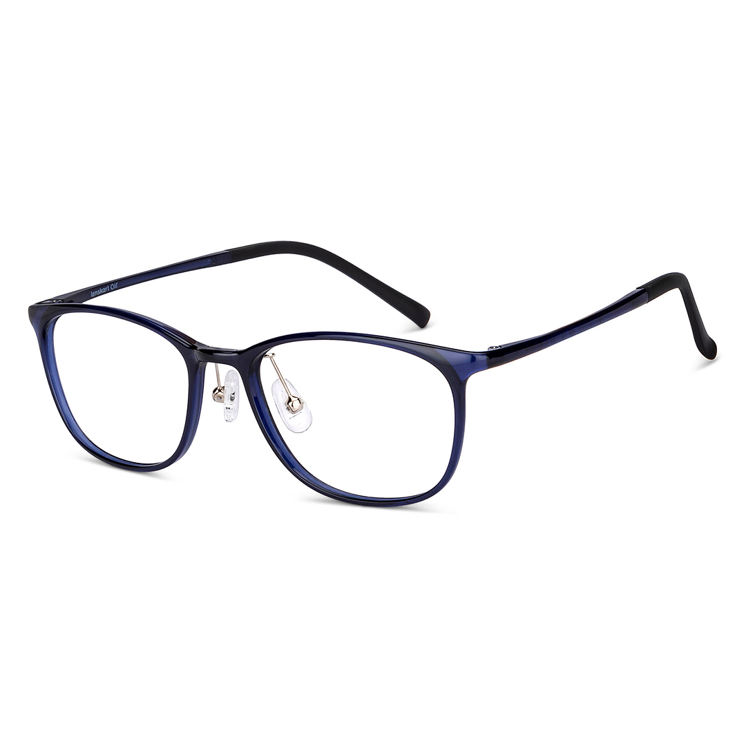 Lenskart Air Online Sky Blue Full Rim Rectangle right side