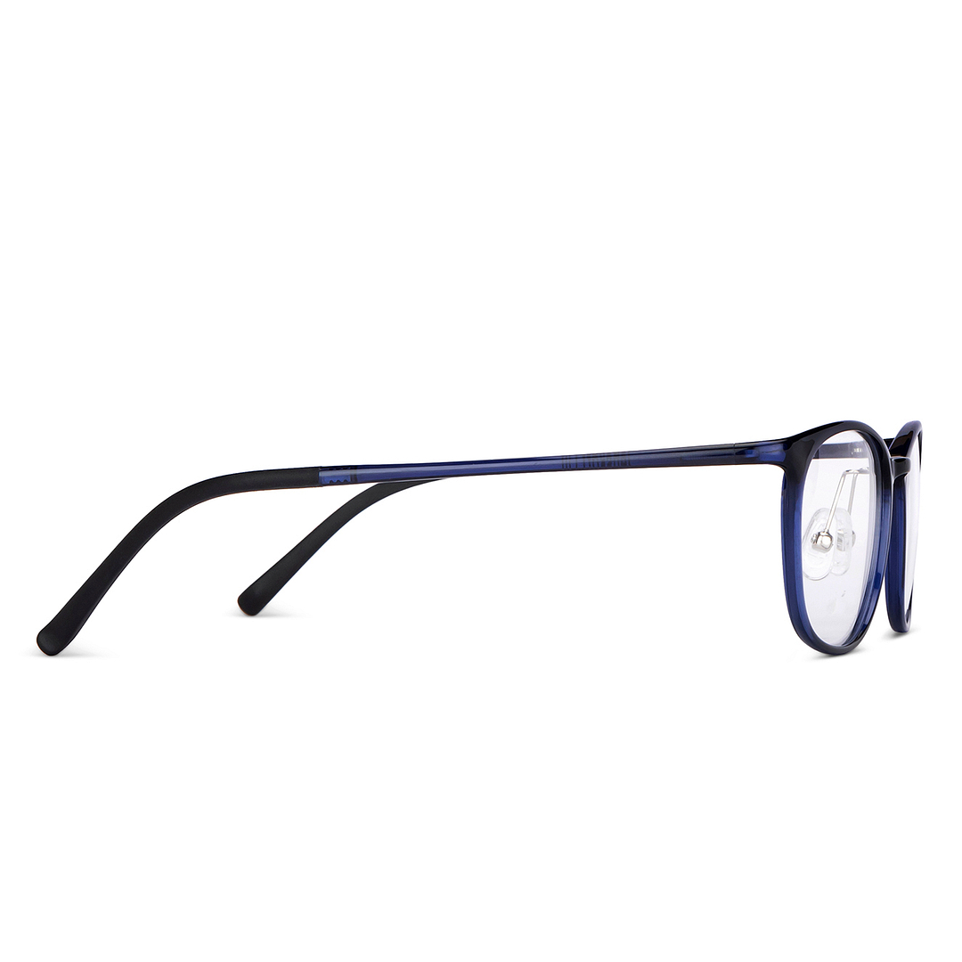 Lenskart Air Online Sky Blue Full Rim Rectangle left side