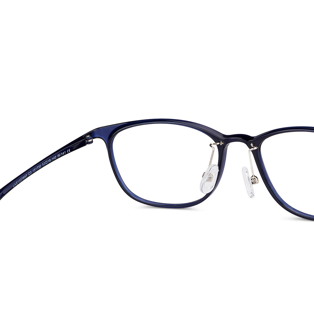 Lenskart Air Online Sky Blue Full Rim Rectangle right side