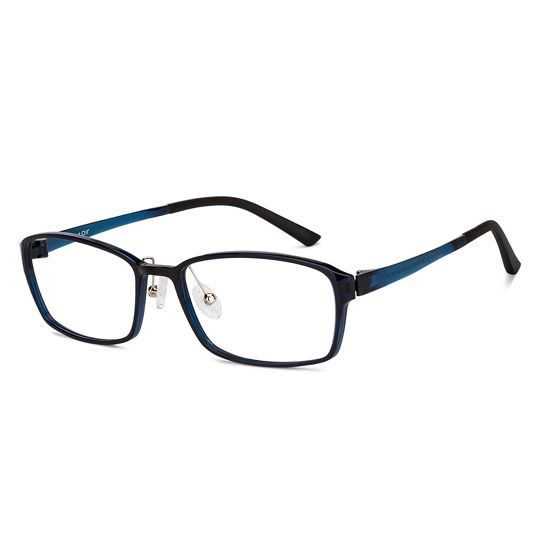 Lenskart Air Online Sky Blue Full Rim Rectangle left side