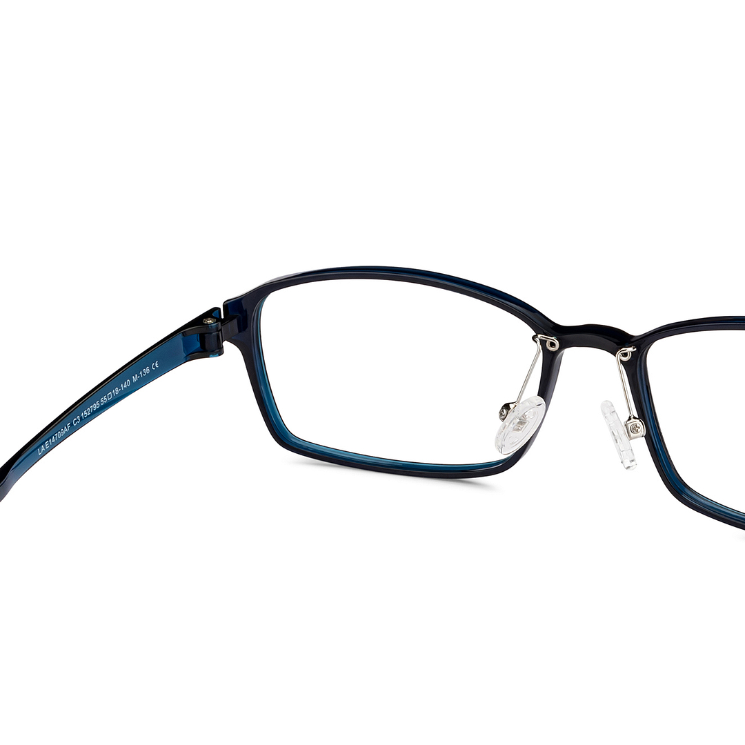 Lenskart Air Online Sky Blue Full Rim Rectangle right side