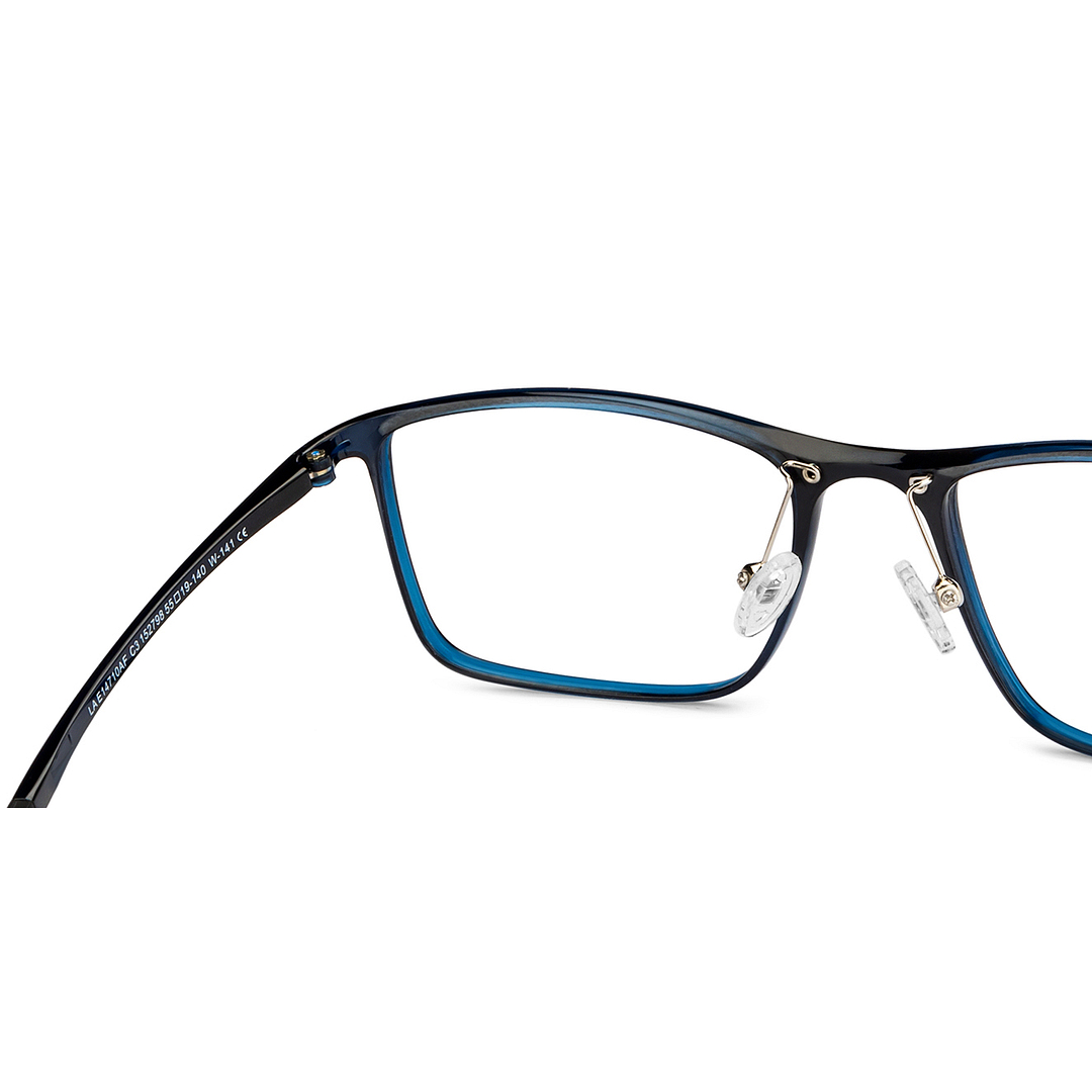 Lenskart Air Online Sky Blue Full Rim Rectangle right side