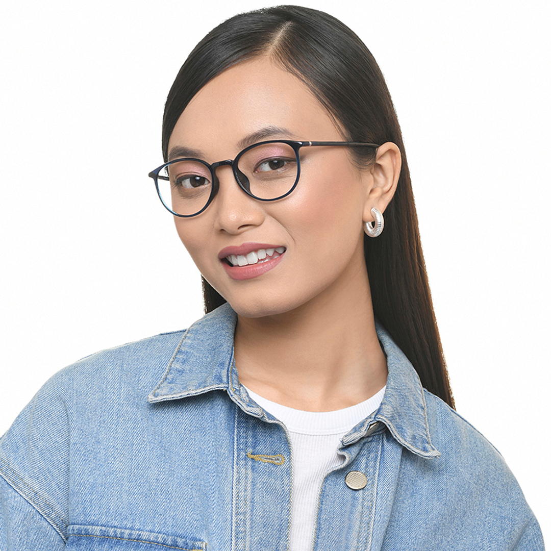 Lenskart Air Online Black Full Rim Round right side