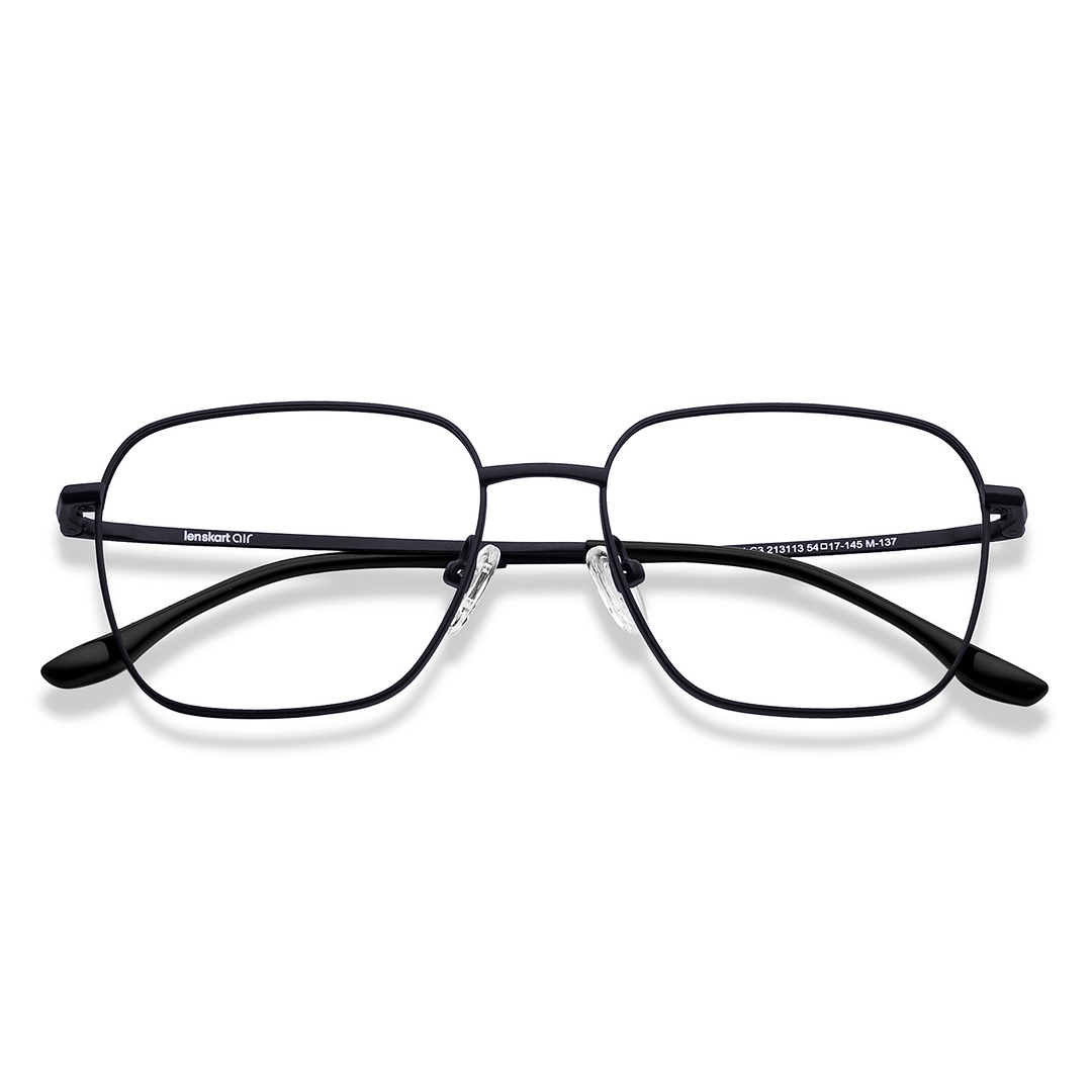 Lenskart Air Sky Blue Full Rim Square left side