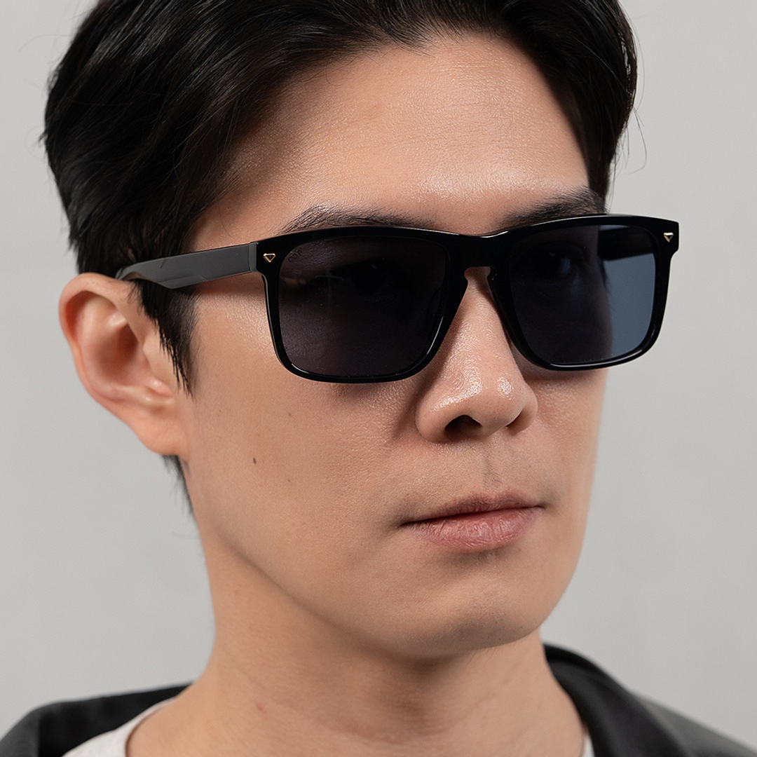 Lenskart STUDIO Black Full Rim Square left side