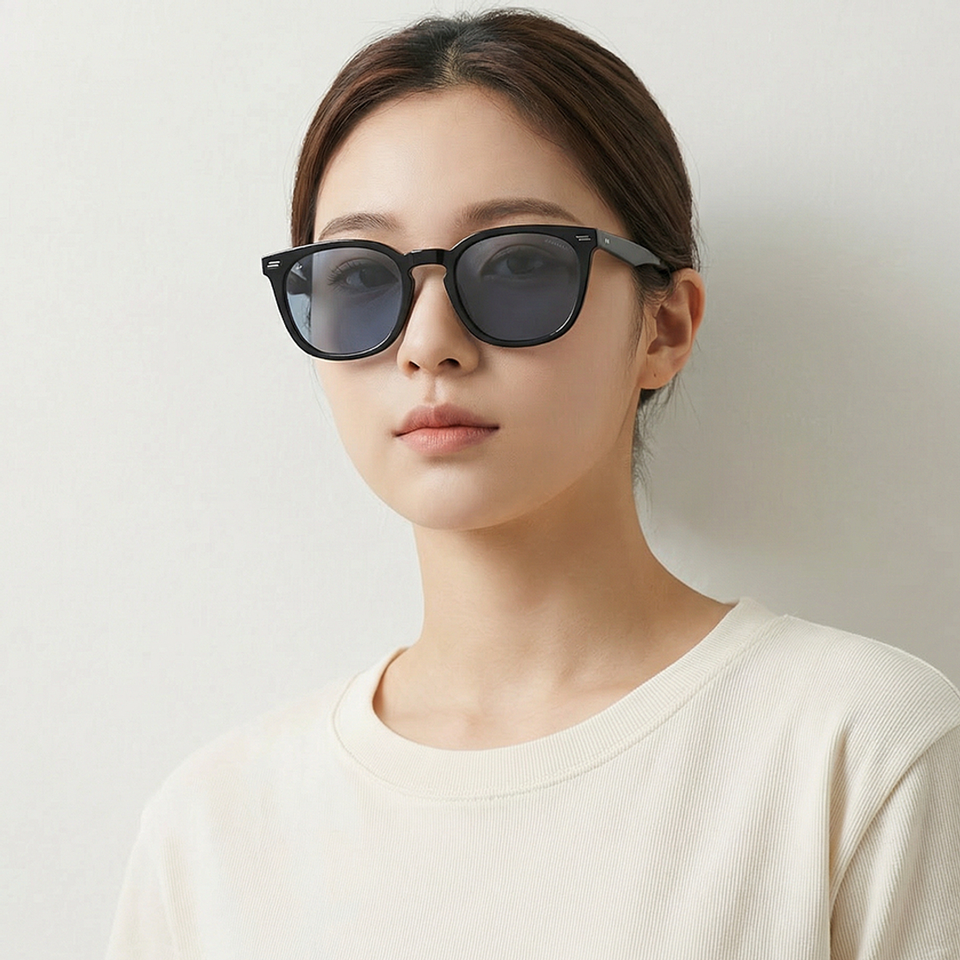 Blue Black Full Rim Square Lenskart Studio VC Sun Non-metal LK
