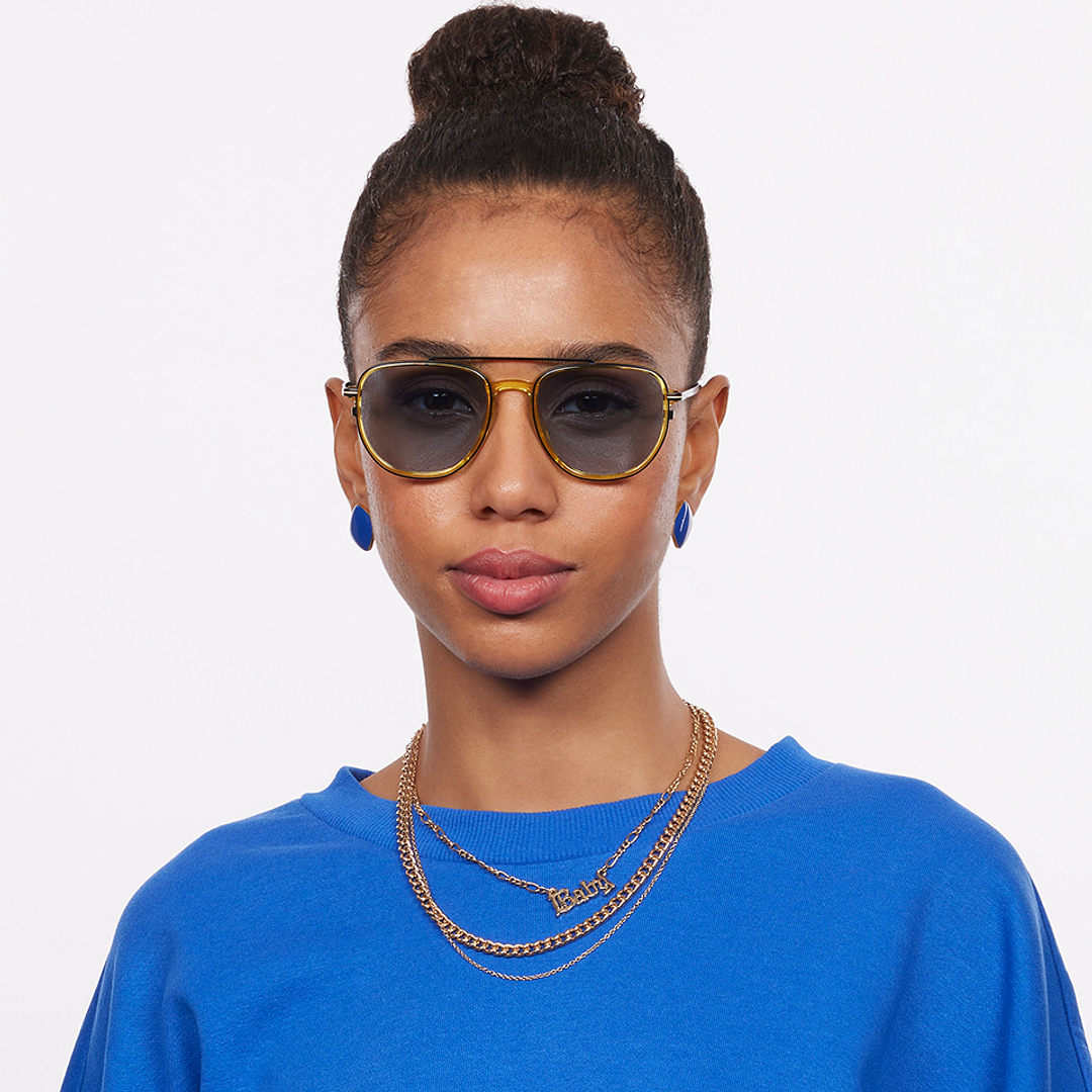 Lenskart Studio Online Black Full Rim Aviator left side