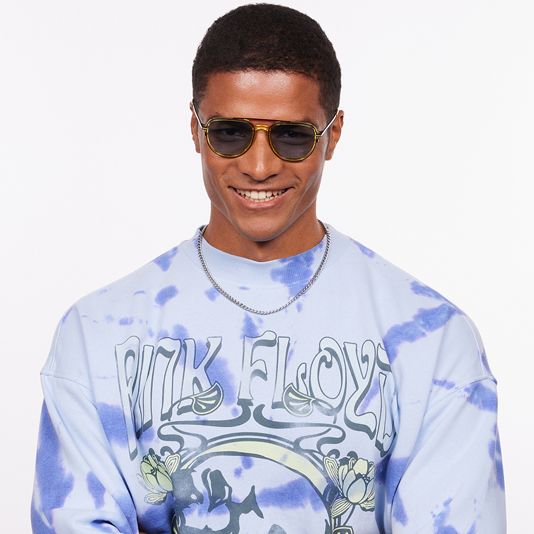 Lenskart Studio Online Black Full Rim Aviator left side