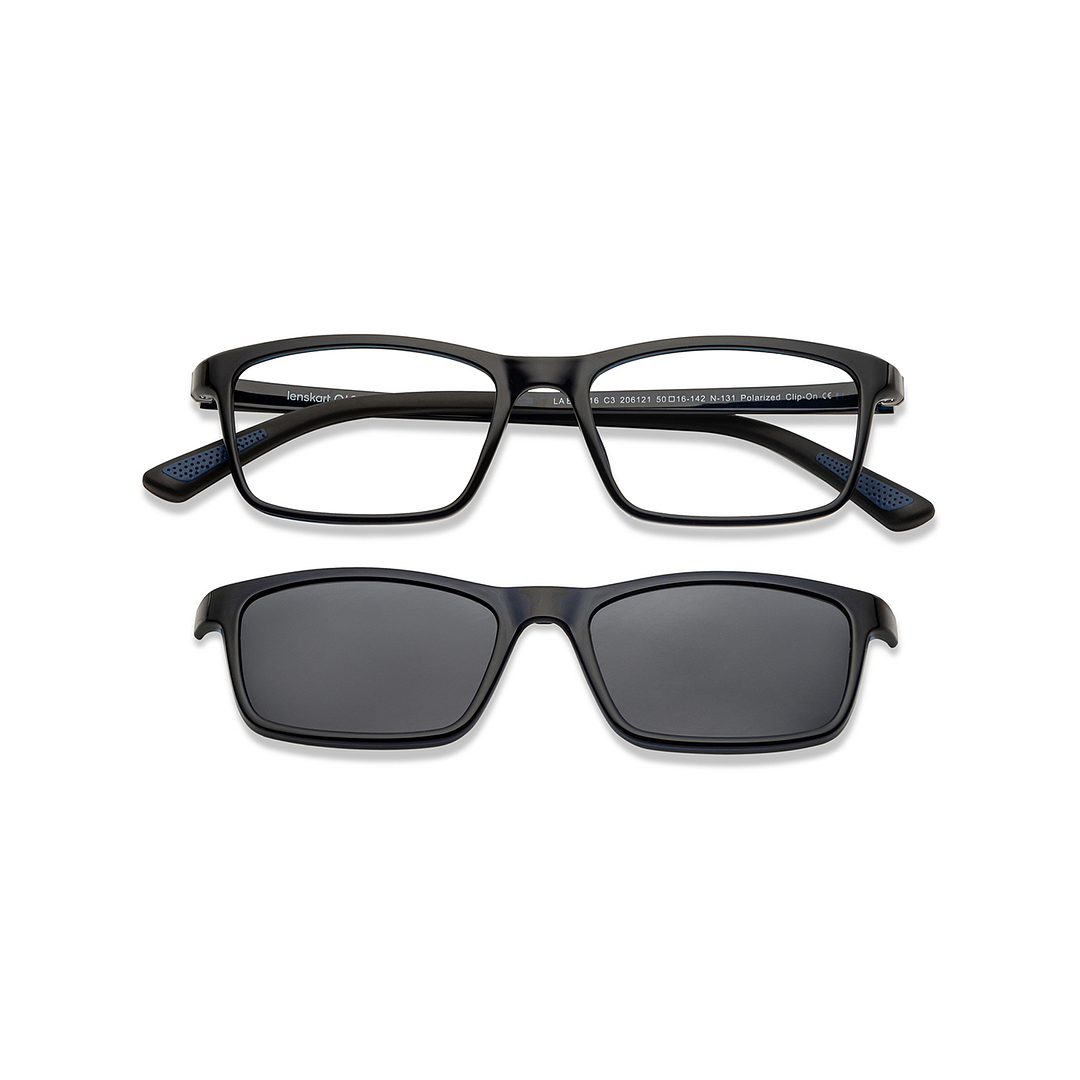 Lenskart Air Online Navy Blue Full Rim Rectangle left side