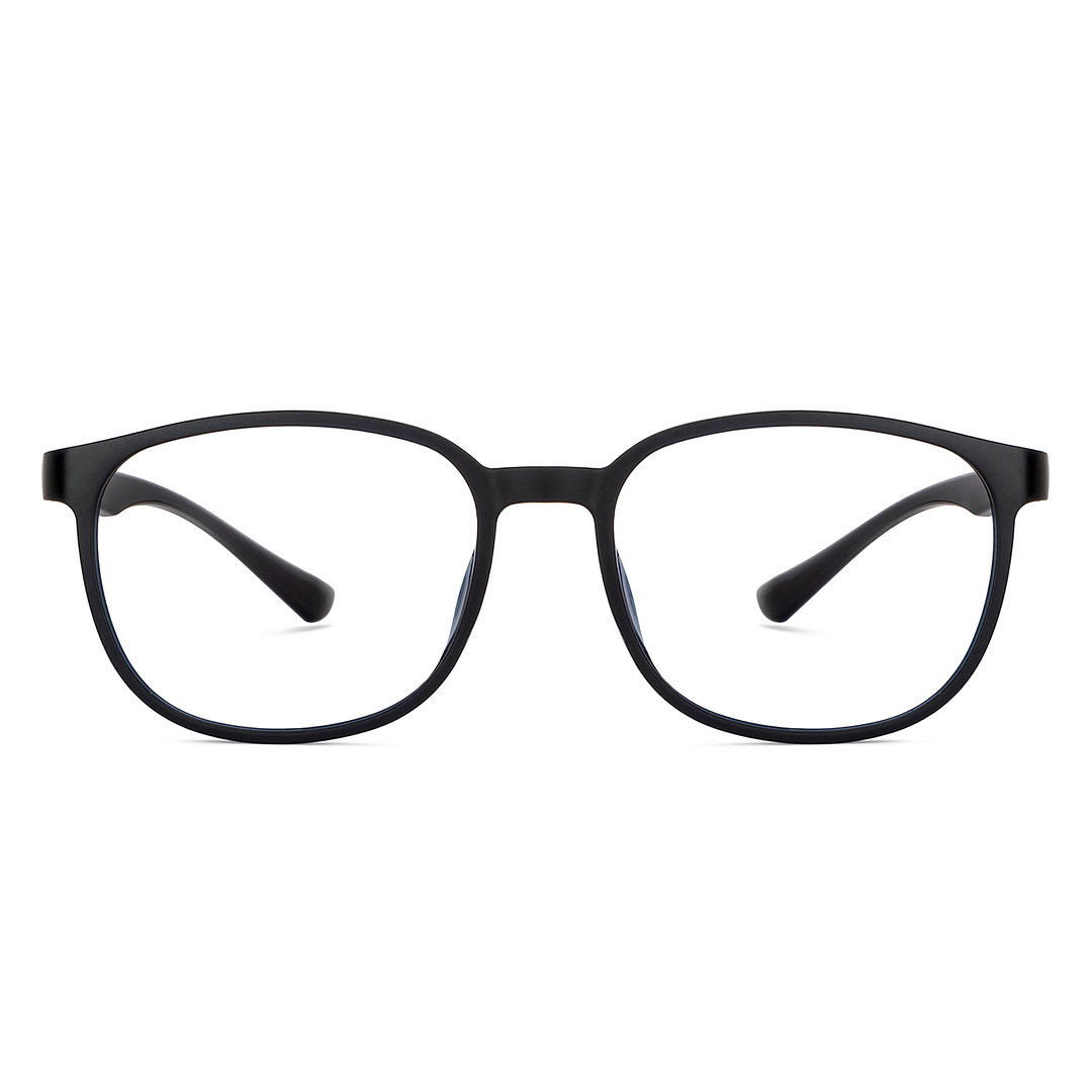 Lenskart BLU Screen Glasses Blue Block Zero Power Screen Glasses : Black Blue Full Rim Square Lenskart Blu LB E14284-C3 right side