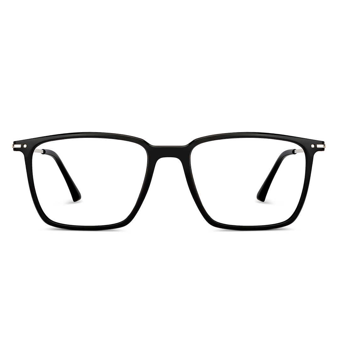 Lenskart BLU Screen Glasses Blue Block Zero Power Screen Glasses : Black Full Rim Square Lenskart Blu LB E14785-C3 right side