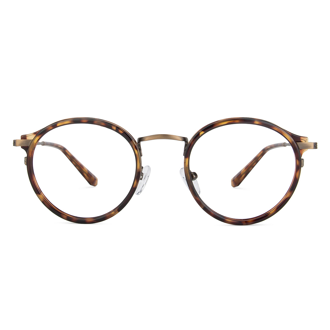 Lenskart BLU Screen Glasses Blue Block Zero Power Screen Glasses: Tortoise Brown Full Rim Round Lenskart BLU LB E13530-C2 right side