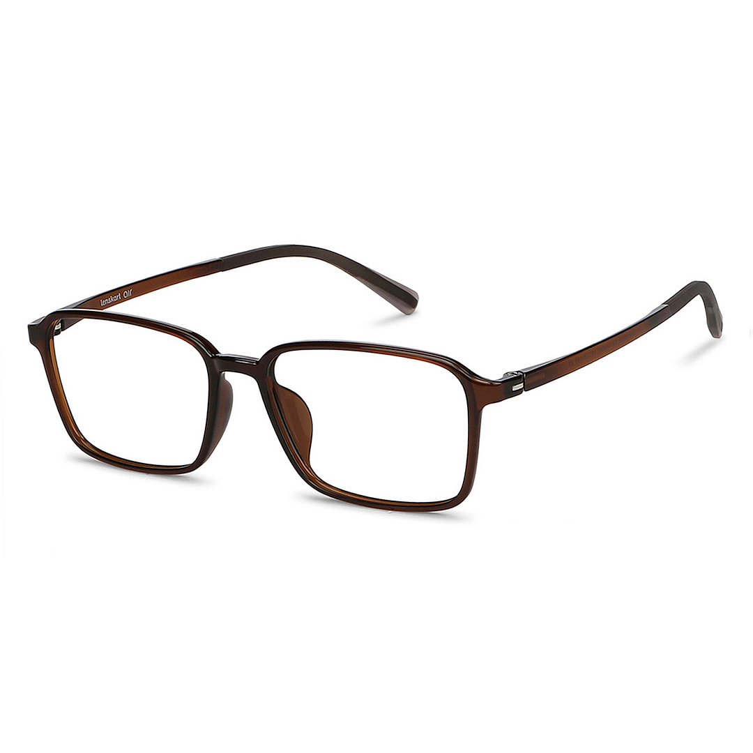 Lenskart Air Online Light Brown Full Rim Rectangle right side