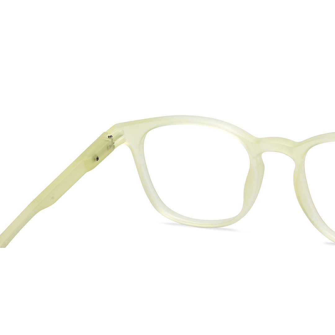 Lenskart Hustlr Screen Glasses Blue Block Zero Power Screen Glasses : Dusky Mauve Full Rim Square Lenskart HUSTLR LB E14058-W C-26 right side