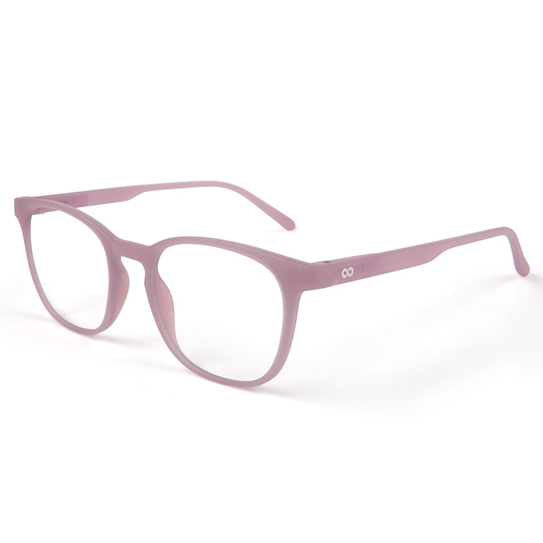 Lenskart Hustlr Online Dusty Rose Full Rim Square left side