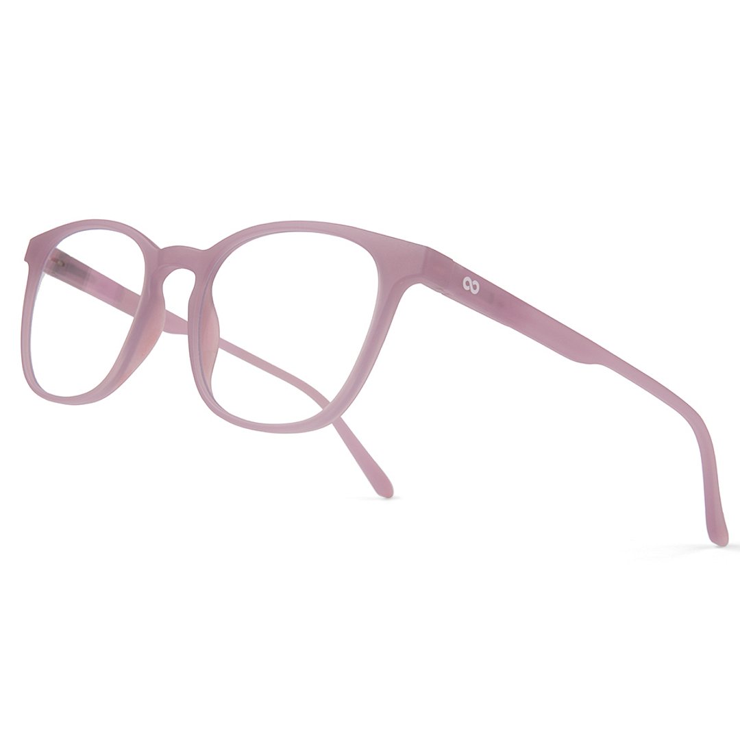 Lenskart Hustlr Online Dusty Rose Full Rim Square right side