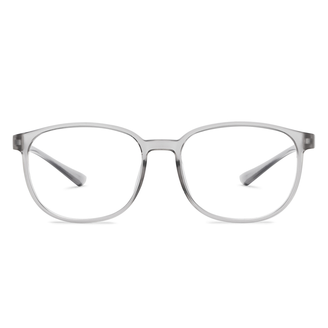 Lenskart BLU Screen Glasses Blue Block Zero Power Screen Glasses : Grey Transparent Full Rim Sqaure Lenskart BLU LB E14284-C4 right side