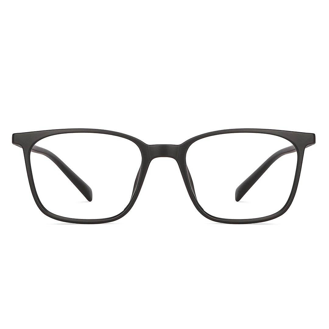 Lenskart BLU Screen Glasses Blue Block Zero Power Screen Glasses : Matte Black Full Rim Square Lenskart Blu LB E13526-C1 right side