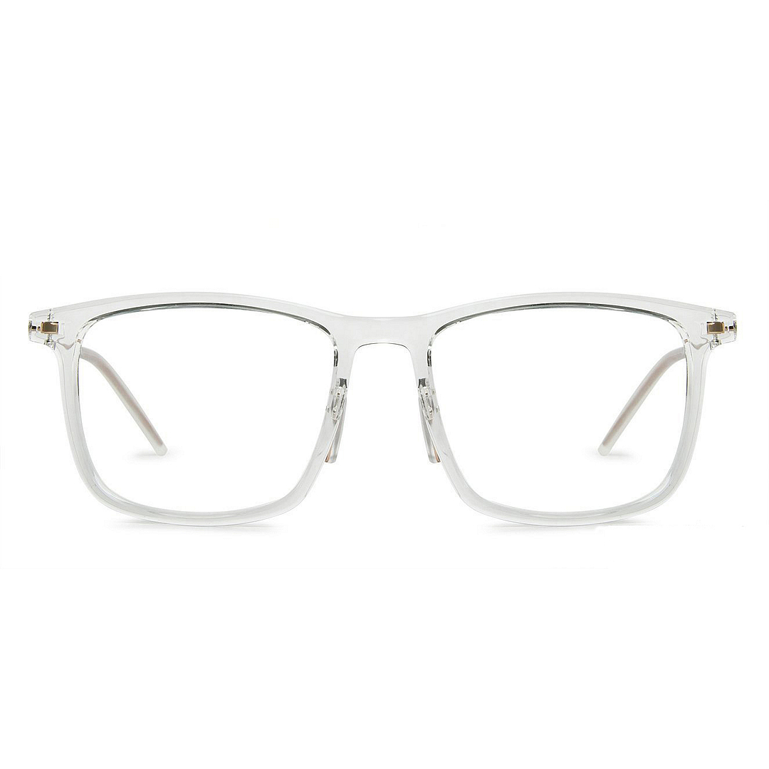 Lenskart BLU Screen Glasses Blue Block Zero Power Screen Glasses: Transparent Brown Full Rim Square Lenskart Blu LB E13533-C3 right side