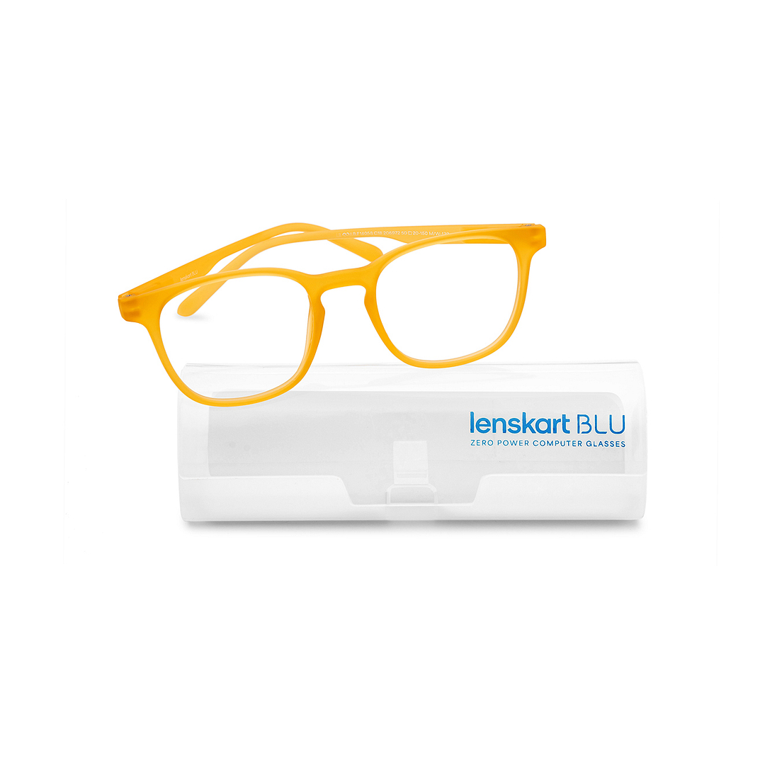 Lenskart Hustlr Amber Full Rim Square right side