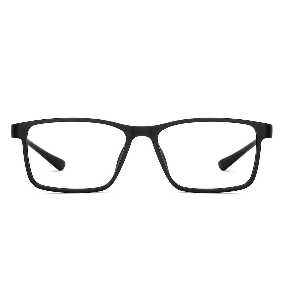 Lenskart BLU Screen Glasses Blue Block Zero Power Screen Glasses : Black Full Rim Rectangle Lenskart BLU LB E14283-C4 right side