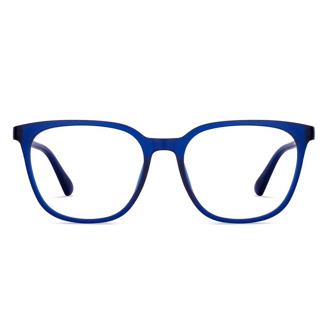 Lenskart BLU Screen Glasses Blue Block Zero Power Screen Glasses : Navy Full Rim Square Lenskart Blu LB E13740-C3 right side