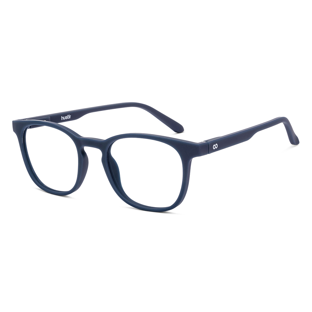 Lenskart Hustlr Navy Full Rim Square left side