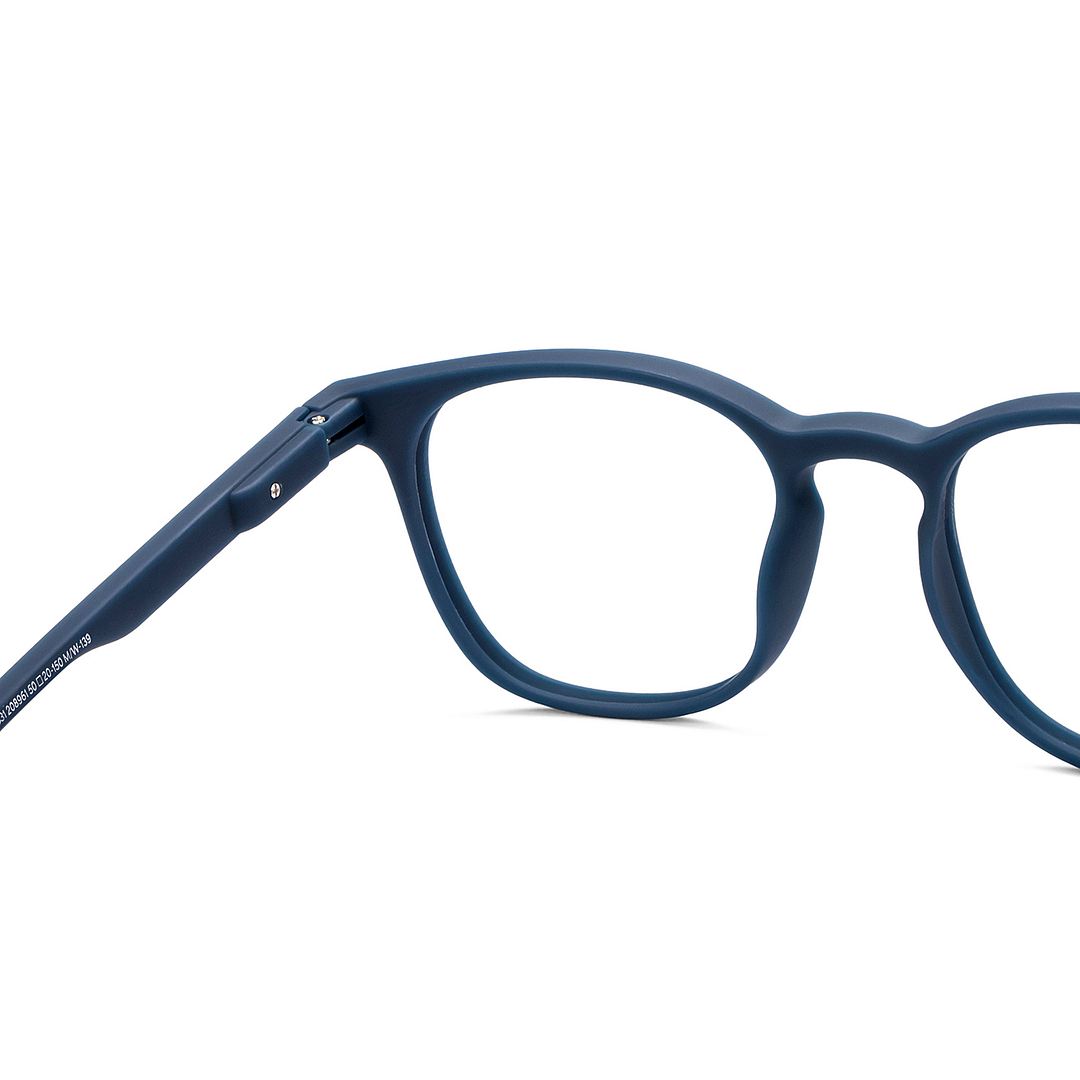 Lenskart Hustlr Navy Full Rim Square left side