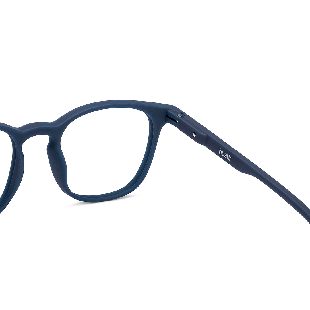 Lenskart Hustlr Navy Full Rim Square left side