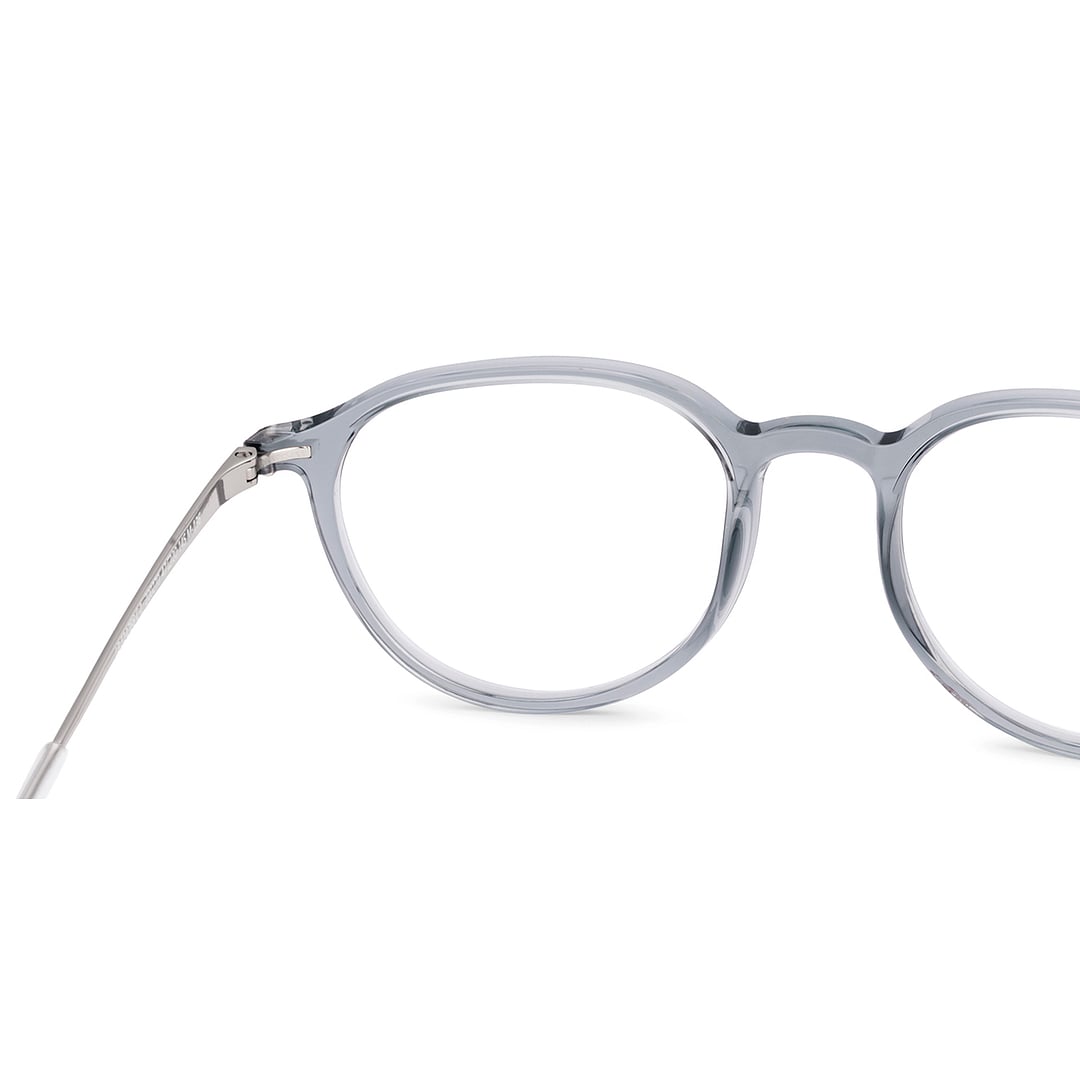 Lenskart Blu Grey Gunmetal Full Rim Round Lenskart Blu LB E14788 Eyeglasses right side