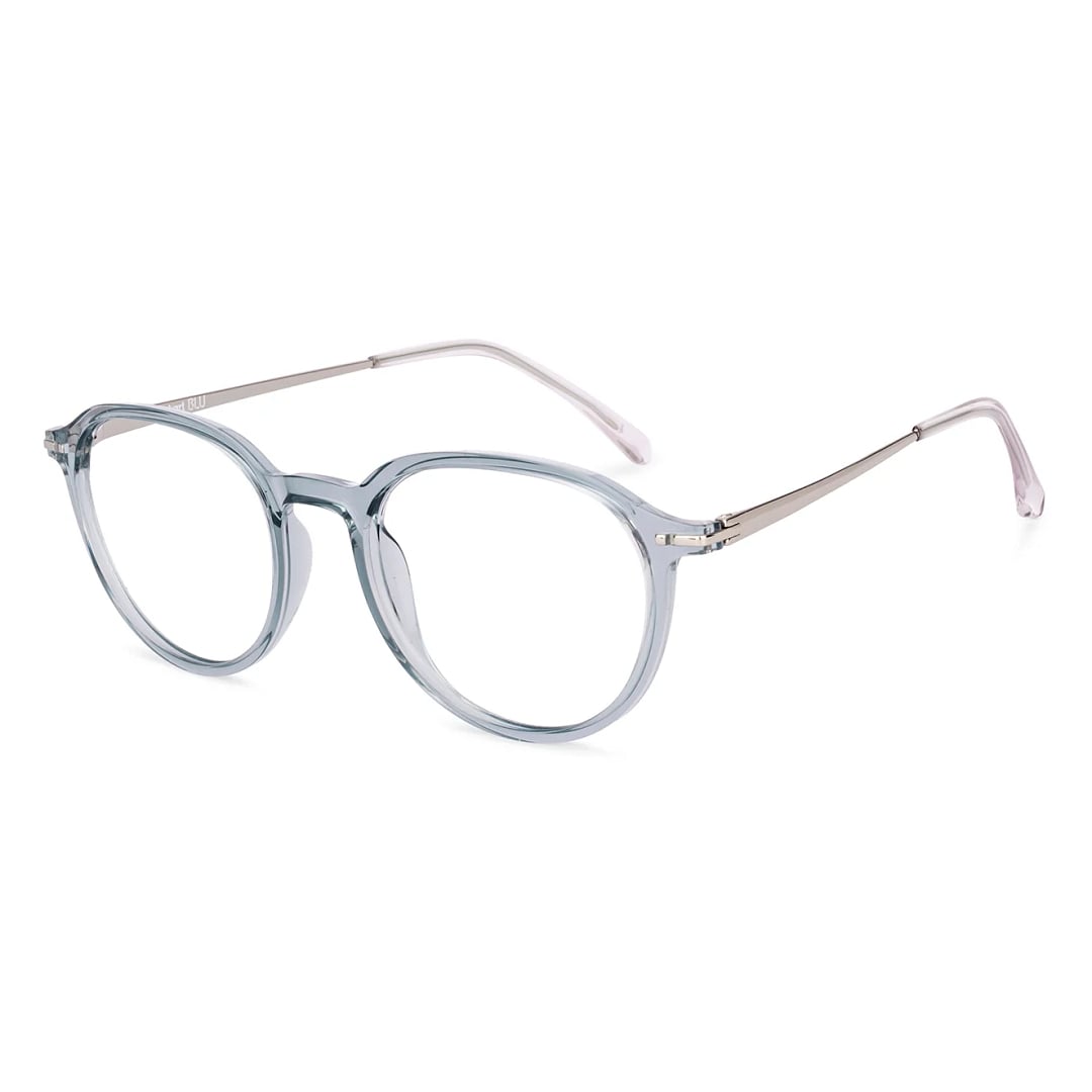 Lenskart Blu Blue Light Gunmetal Full Rim Round Lenskart Blu LB E14788 Eyeglasses right side