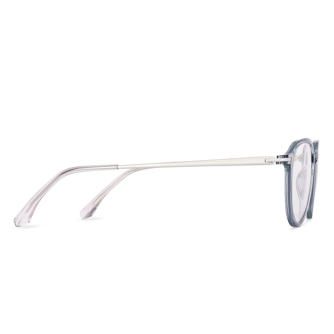 Lenskart Blu Blue Light Gunmetal Full Rim Round Lenskart Blu LB E14788 Eyeglasses left side