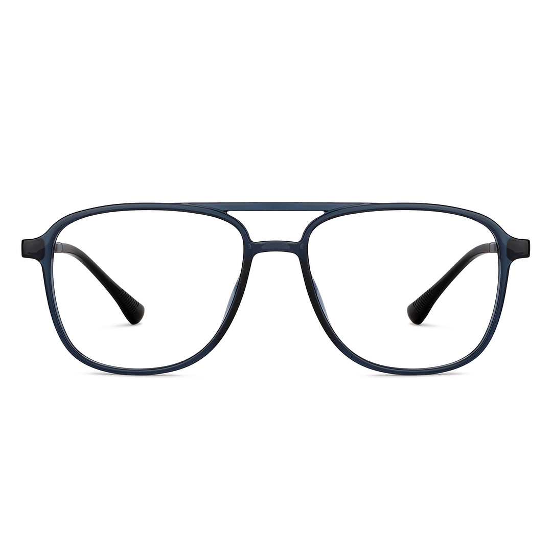 Lenskart Air Online Sky Blue Full Rim Aviator right side