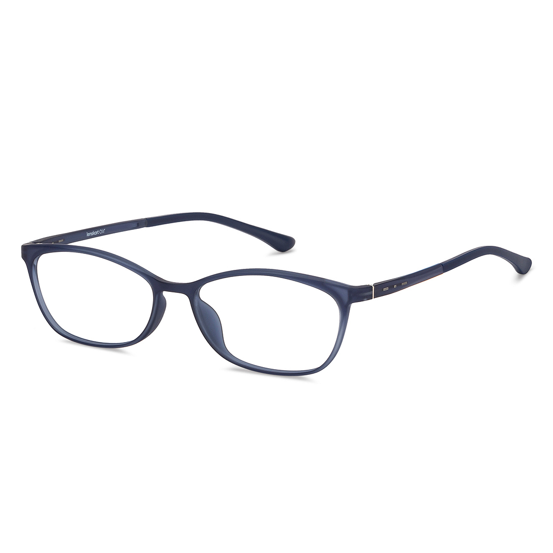 Lenskart Air Online Sky Blue Full Rim Cat Eye left side
