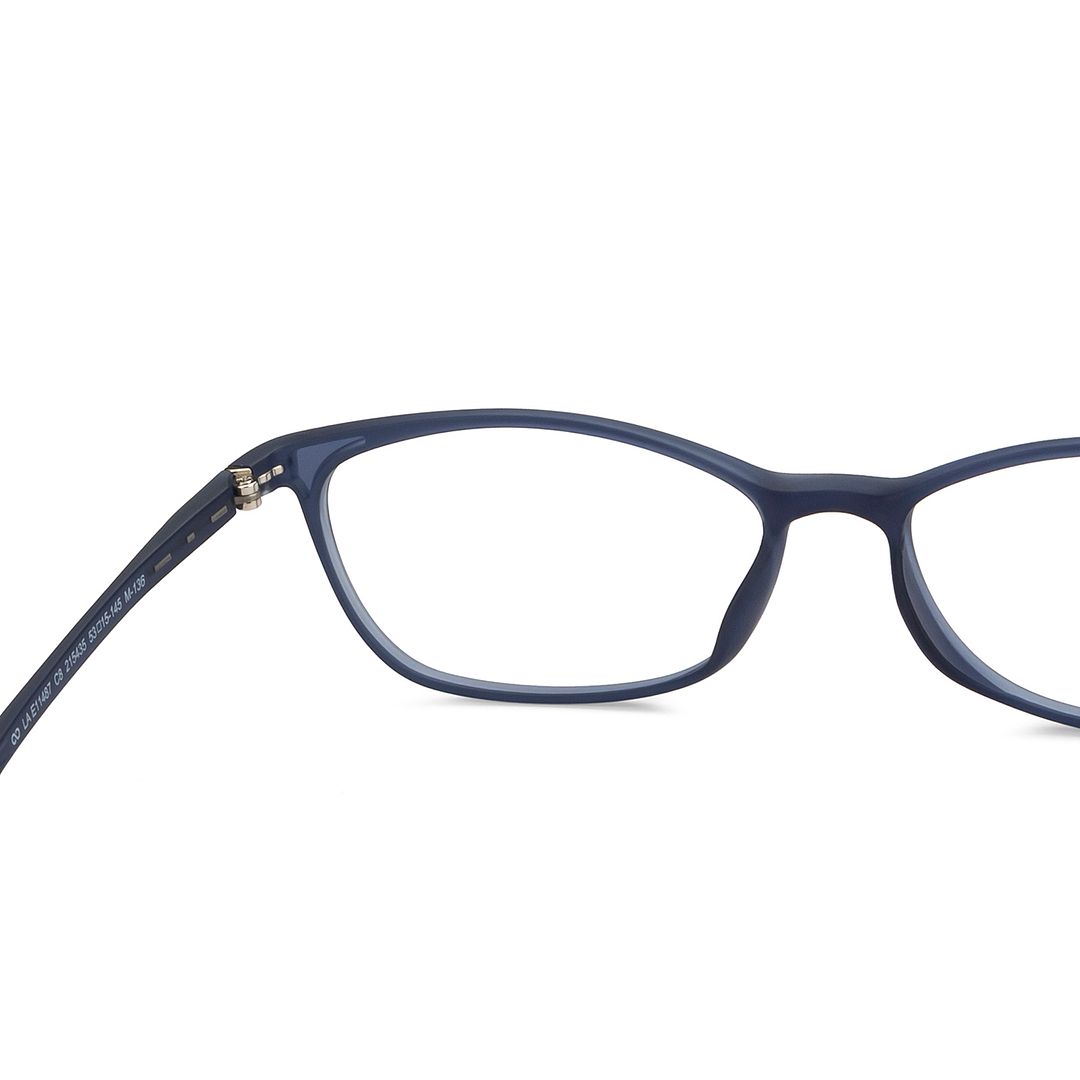Lenskart Air Online Sky Blue Full Rim Cat Eye right side