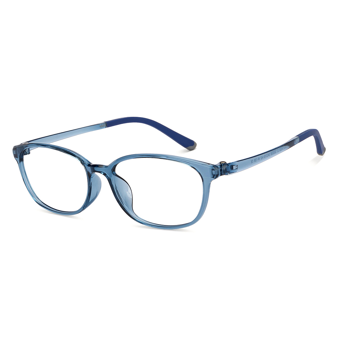 Lenskart Air Online Sky Blue Full Rim Cat Eye right side