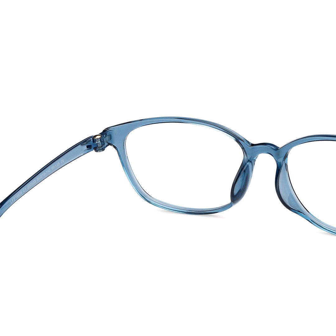 Lenskart Air Online Sky Blue Full Rim Cat Eye right side
