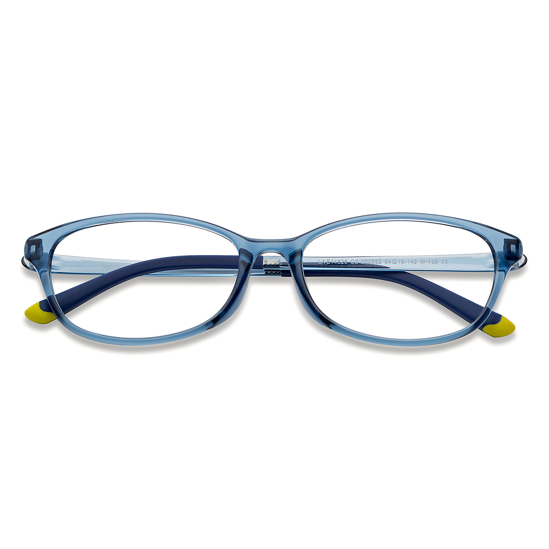 Lenskart Air Online Sky Blue Full Rim Rectangle left side