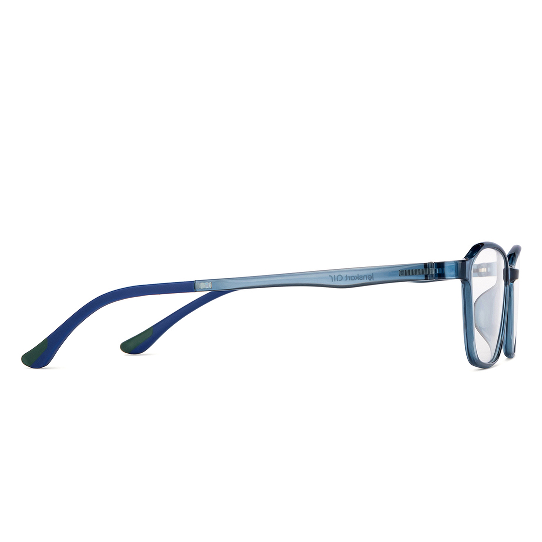 Lenskart Air Online Sky Blue Full Rim Rectangle left side