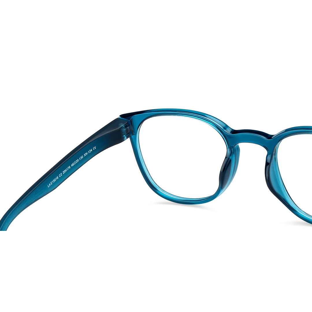Lenskart Air Online Sky Blue Full Rim Round right side