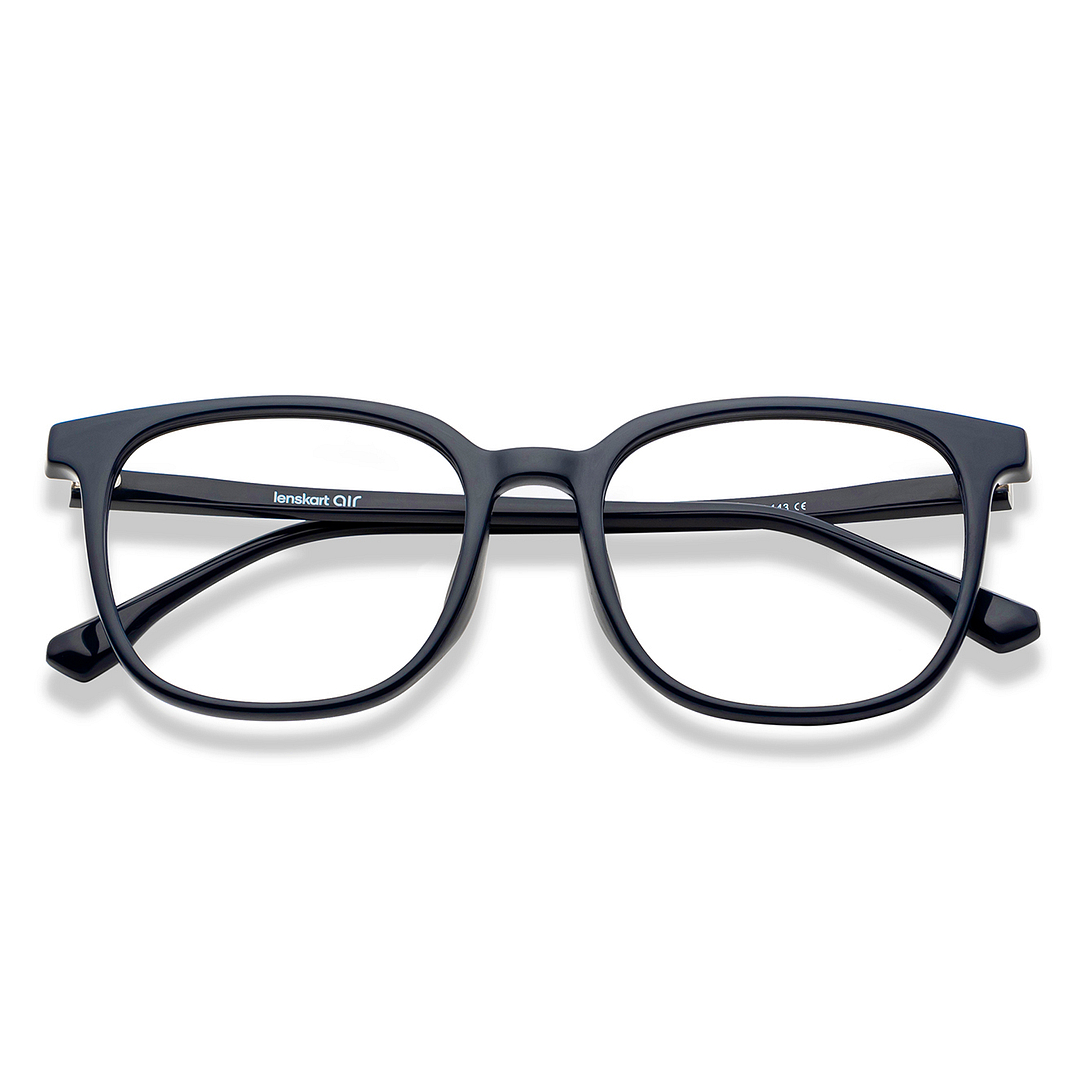 Lenskart Air Sky Blue Full Rim Square left side
